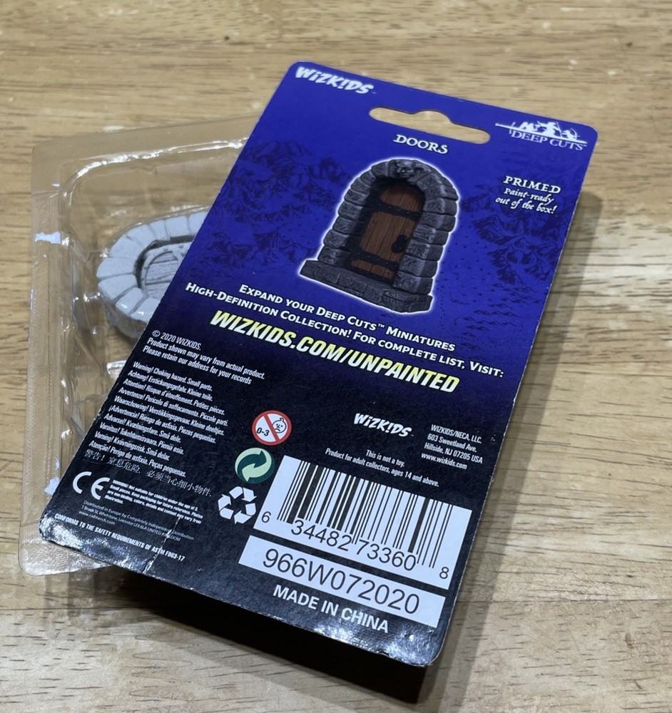 Doors Wizkids Deep Cuts Miniatures Primed Unpainted New!