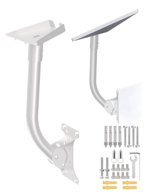Precision Starlink Gen3 Antenna Mount – Multi-Angle Adjustable, Robust White