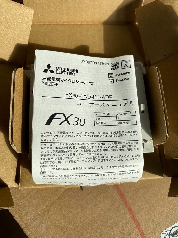 1pcs Mitsubishi FX3U-4AD-PT-ADP PLC Module