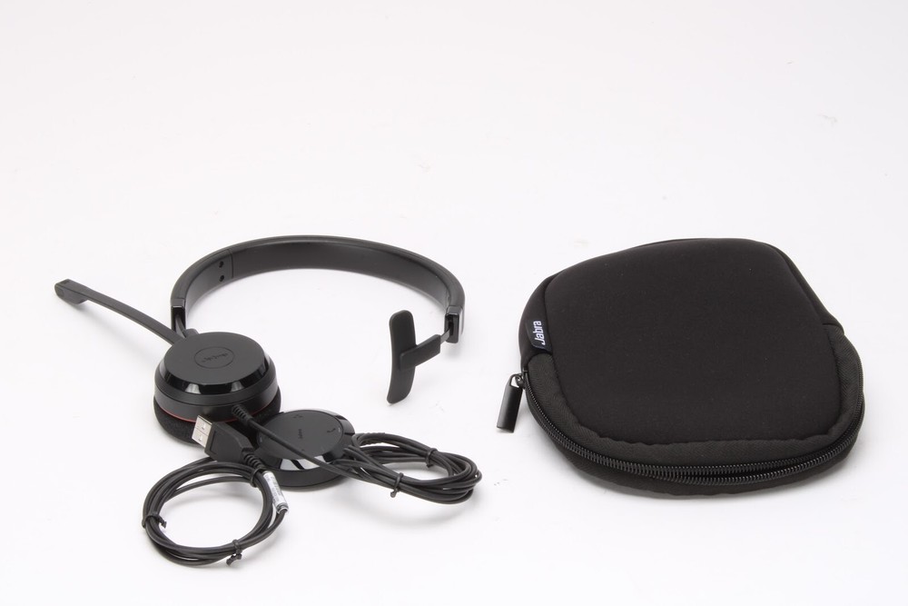 Jabra HSC016 Evolve 20 UC Wired Mono Headset With Case