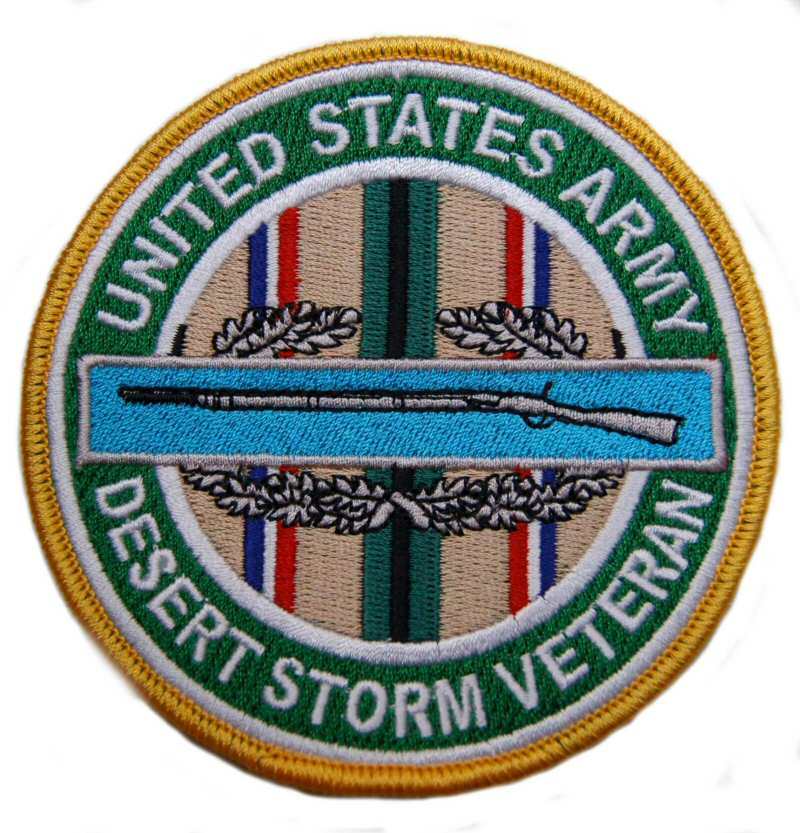 US Army CIB Desert Storm Veteran Patch Officially Licensed