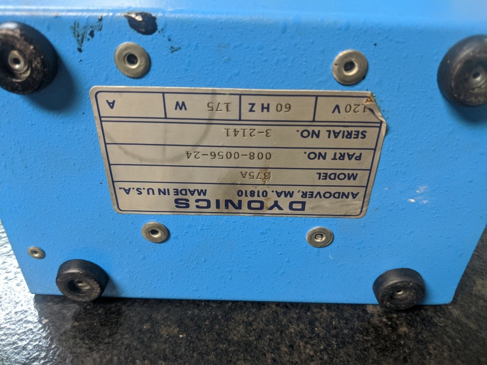 Dyonics Model 375A, 120v, 60Hz, 175W