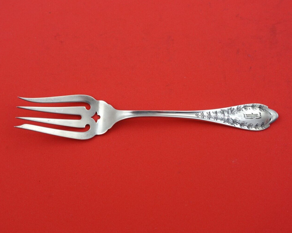 Springfield Engraved by Unger Sterling Silver Salad Fork 6 3/8" Flatware