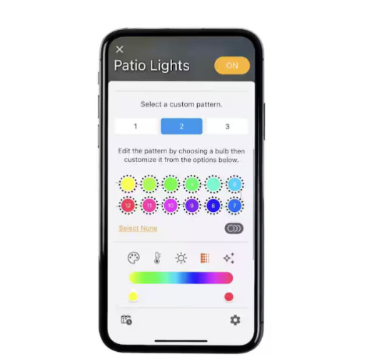 Hampton Bay Smart 24 Ft Color Changing Plug-In String Lights Powered By HubSpace