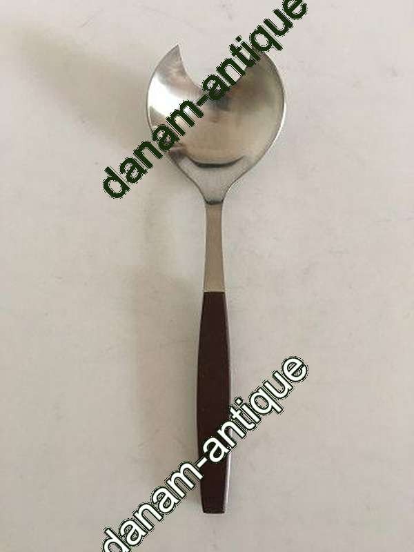 Georg Jensen Strata Brown Serving Fork / Spoon