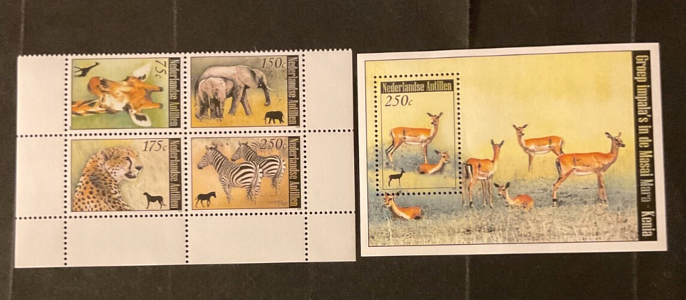 Netherlands Antilles Scott #1198-9 never hinged