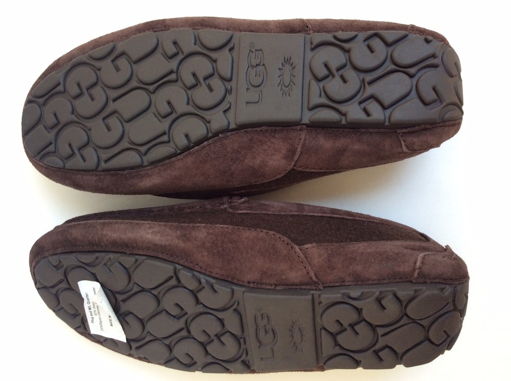 UGG Australia Ascot Wool Slippers Brown 3233 Size 8