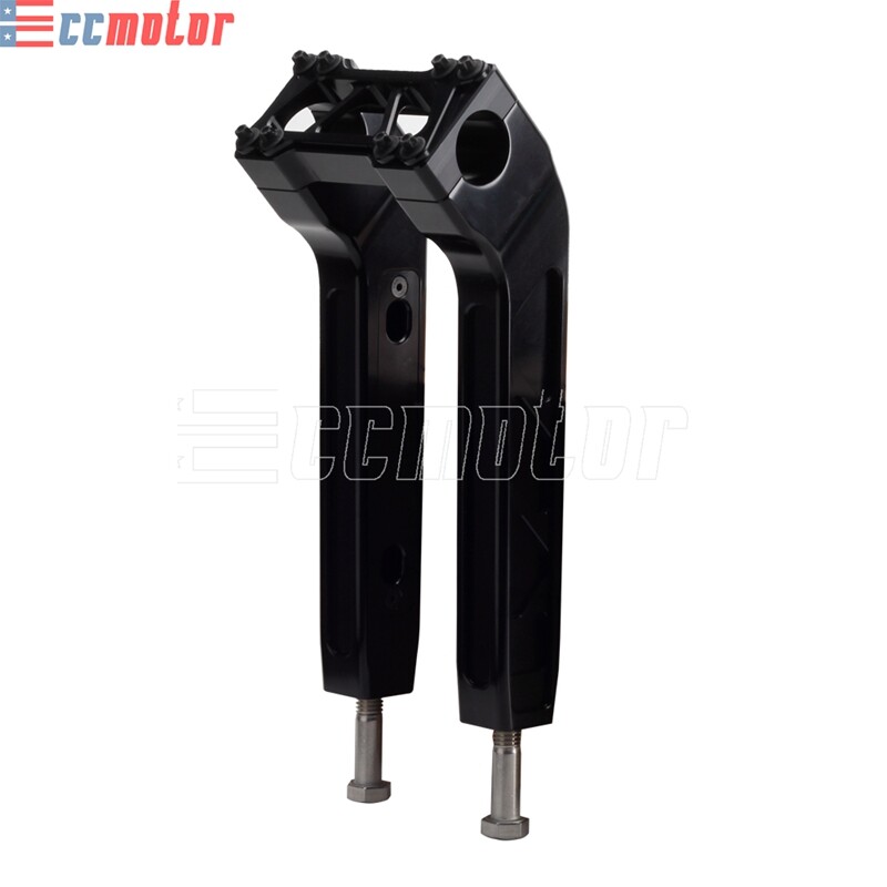 Club Style 1 1/8" Handlebar Riser For Harley Softail Touring 10" Pullback Riser