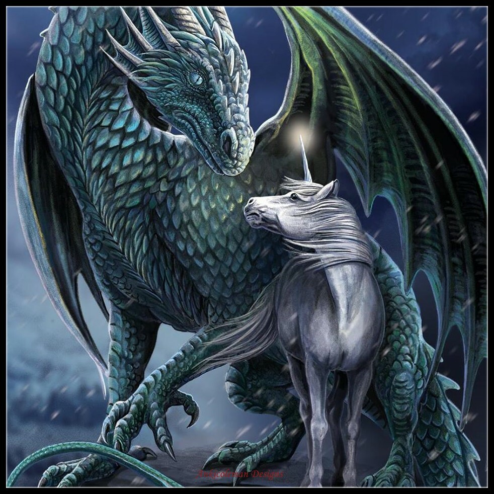 Protector of Magic - DIY Chart Counted Cross Stitch Patterns Needlework DMC