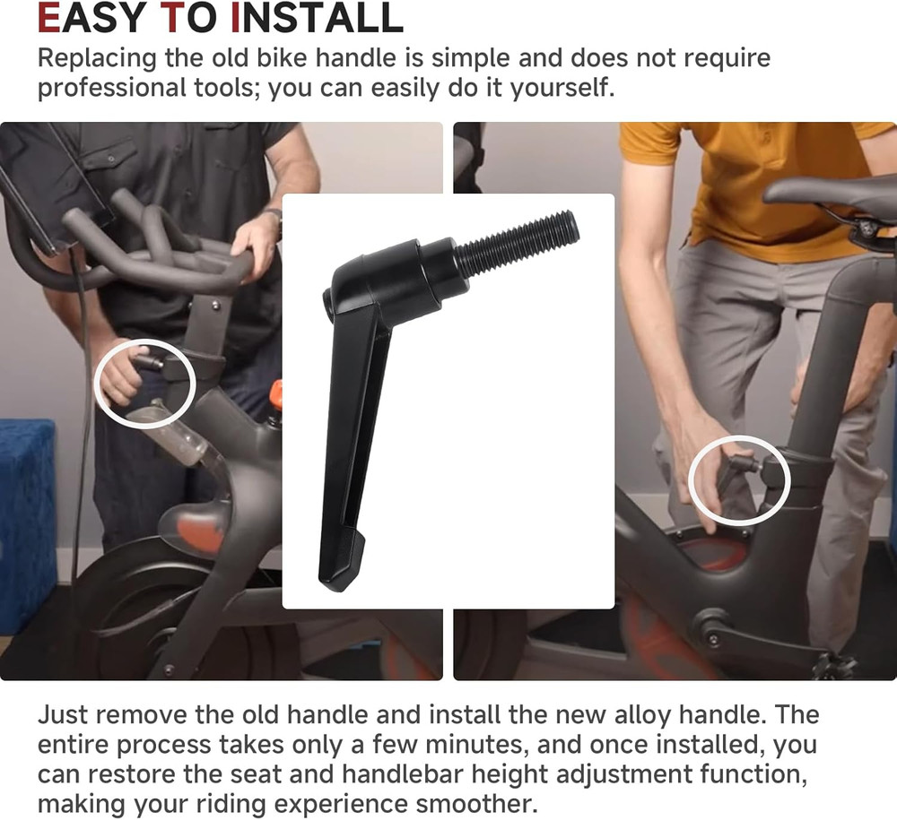 Exercise Bike Seat and Handlebar Height Adjustment Handle Replacement Part - Com