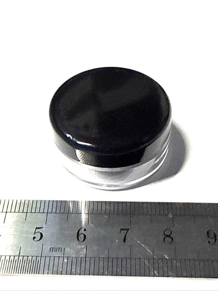 2 x small plastic jars with caps