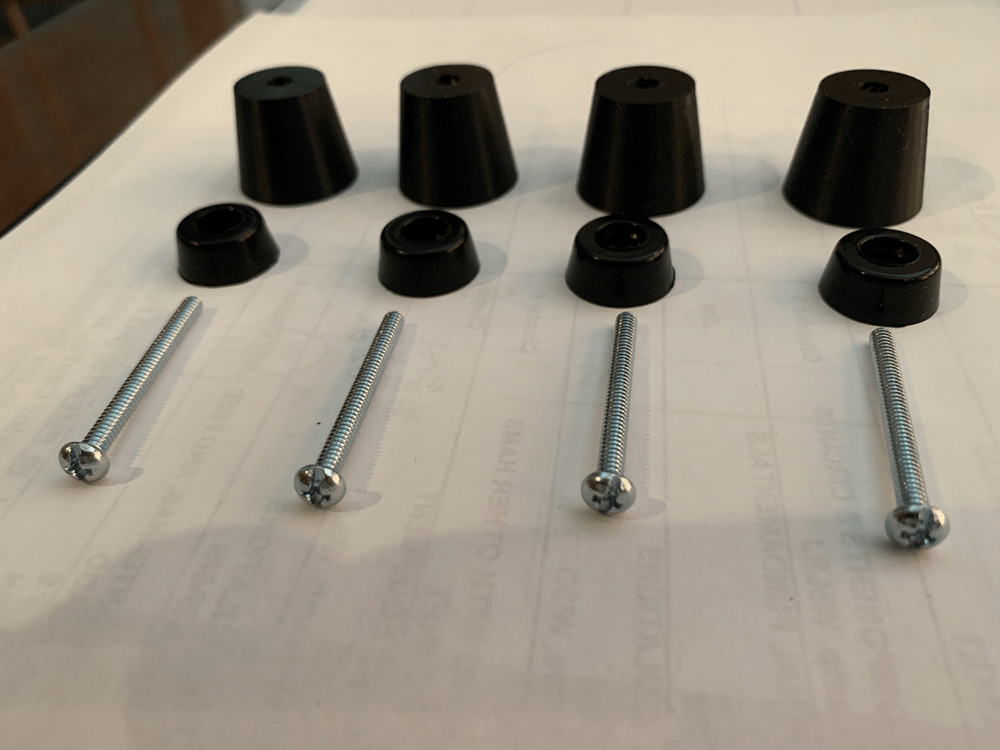 Heathkit Reproduction Feet and Hardware