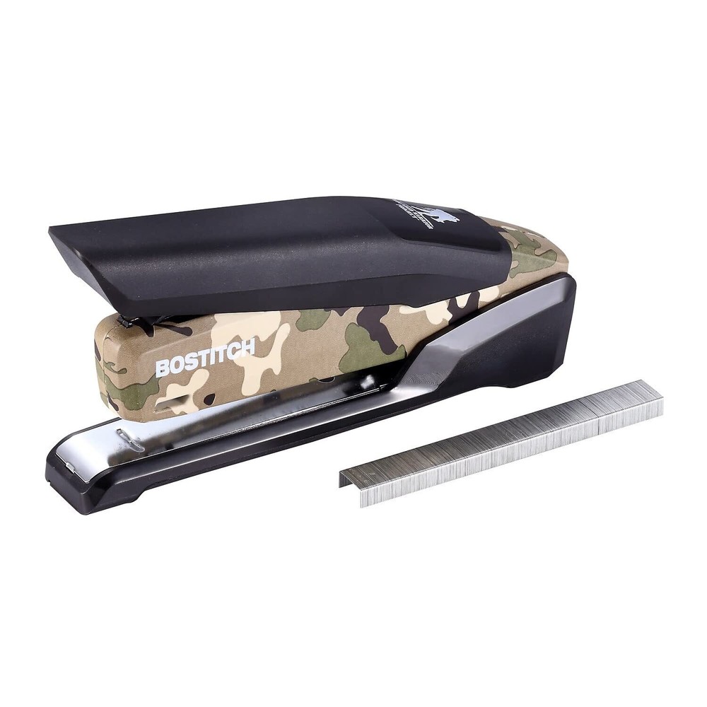 Bostitch Office Metal Spring Powered Stapler Wounded Warrior Project, Camouflage