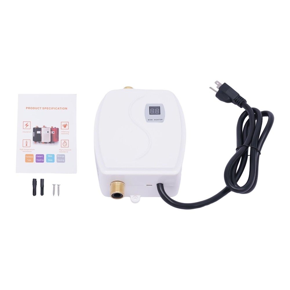 Instant Hot Water Heater Electric Tankless On Demand House Sink LCD