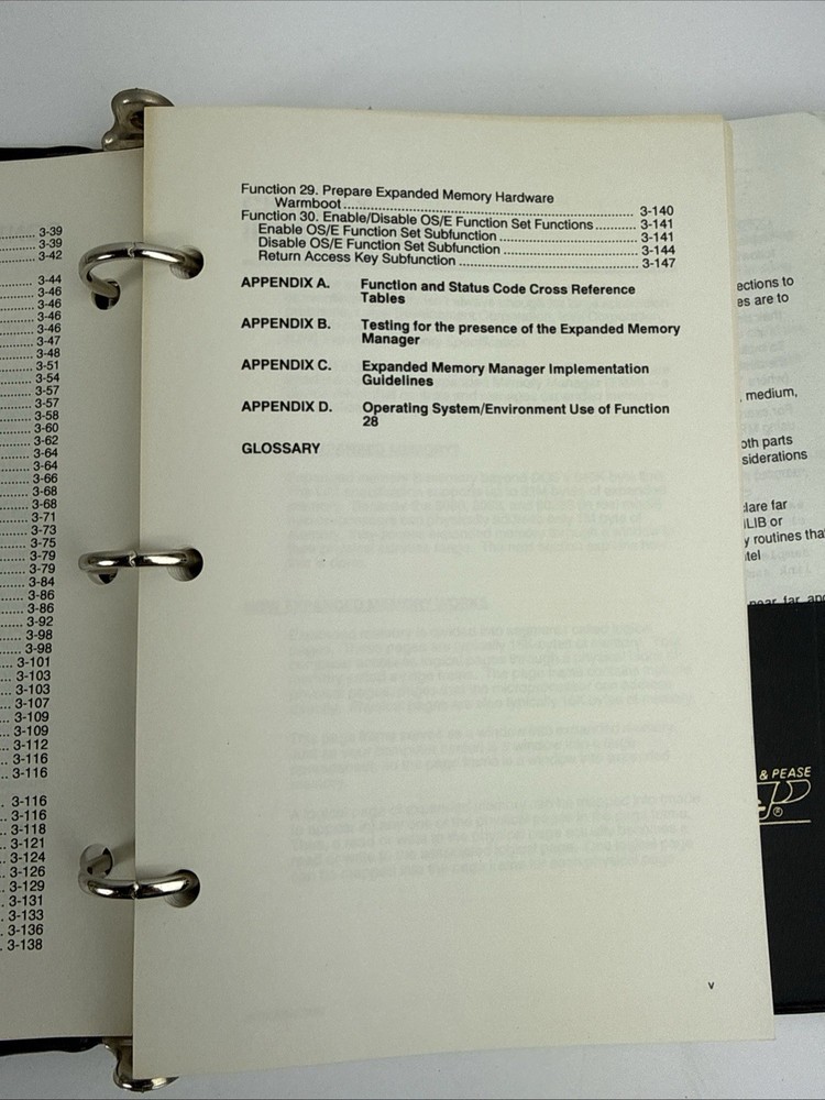 Lotus 1-2-3 Release 2.01 Master System Disk LIM EMS 4.0 Technical Manual Binder