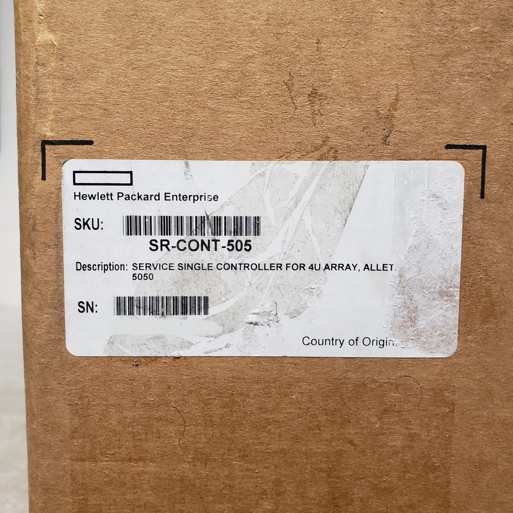 HPE Alletra Storage 5050 Array 4U Service Single Controller SR-CONT-505 / SEALED