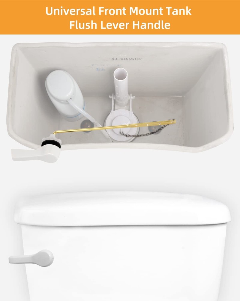 Universal Front Mount Toilet Handle Tank Flush Lever Replacement Handle Toilets