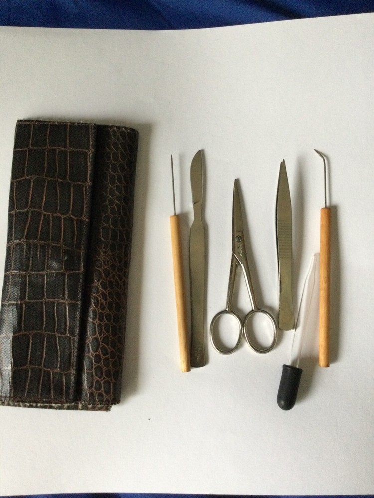 Vintage 6 piece Graf-APSCO Germany Dissection Kit - Pre-owned