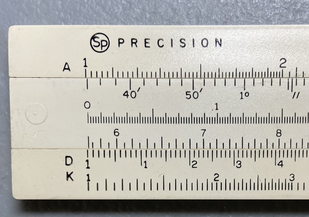 Vintage SP Precision Sterling Slide Rule USA Engineering Tool ￼￼￼