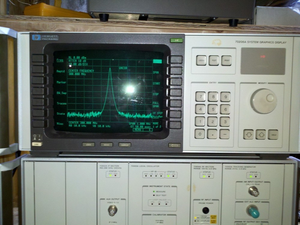 spectrum analyzer includes both units as in display