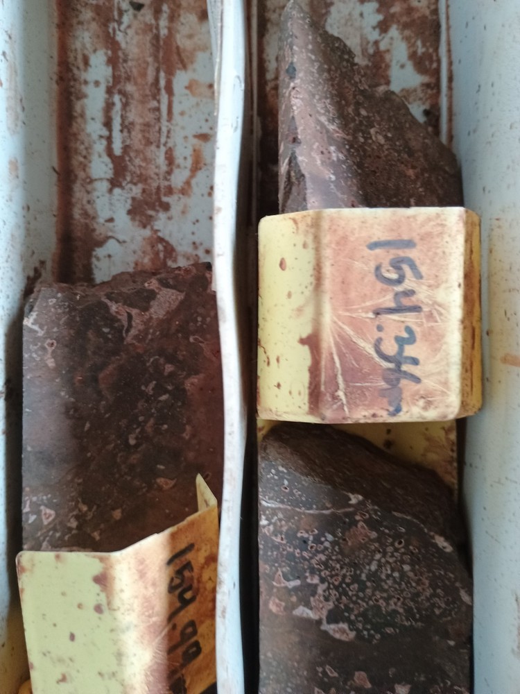 michigan. copper ore samples