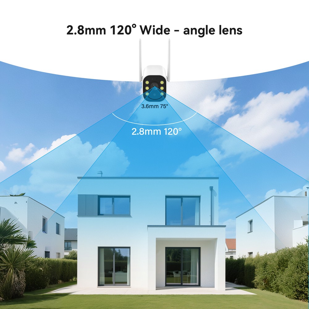 WIFI Home IP Security Camera 5MP System Wireless CCTV PTZ Smart Night Vision