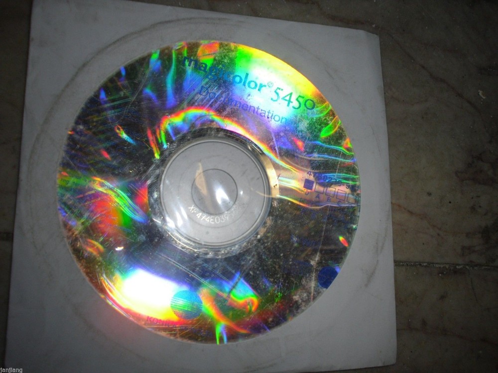 Genuine Konica Minolta Magicolor 5450DL Printer CD Software Driver Utilities