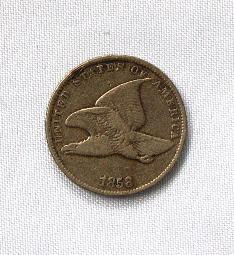 1858 Small Letter  Flying Eagle Cent Very Fine Condition !!