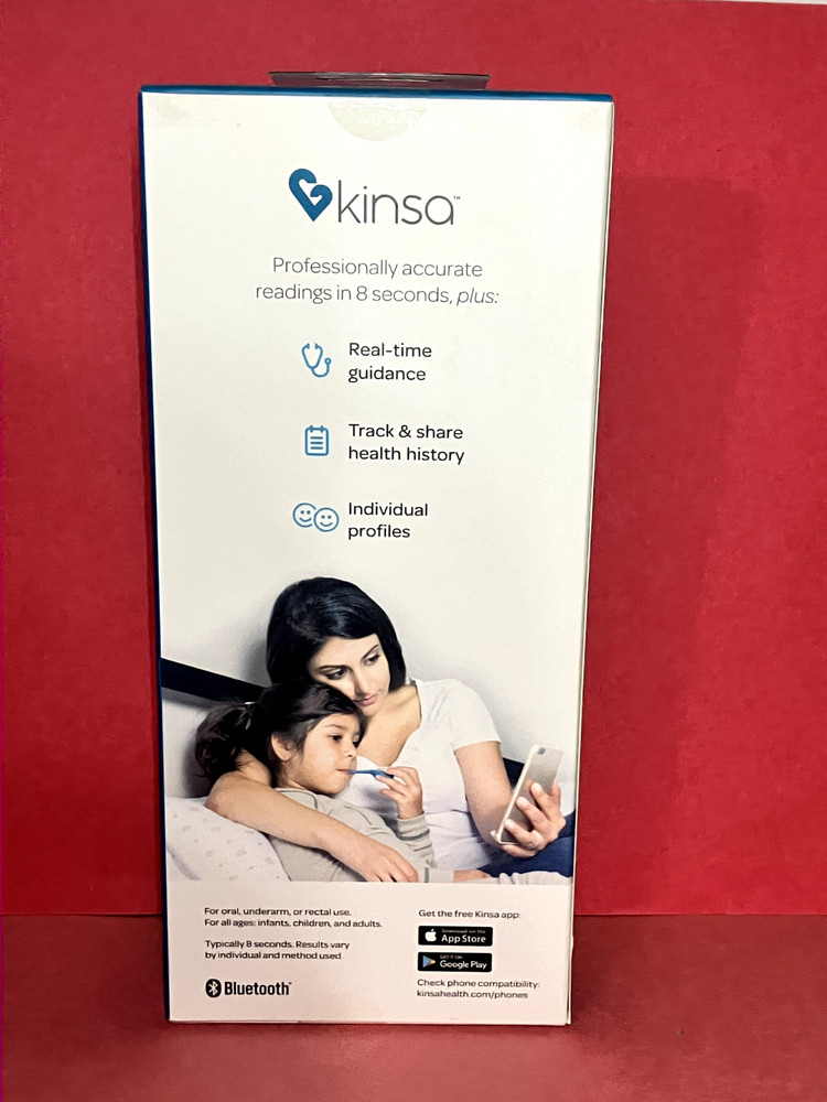 Kinsa Quick Care Bluetooth Smart Thermometers NIB