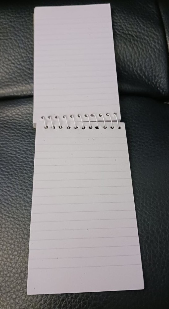 3x5 Top Bound Spiral Notebook, Polka Dots