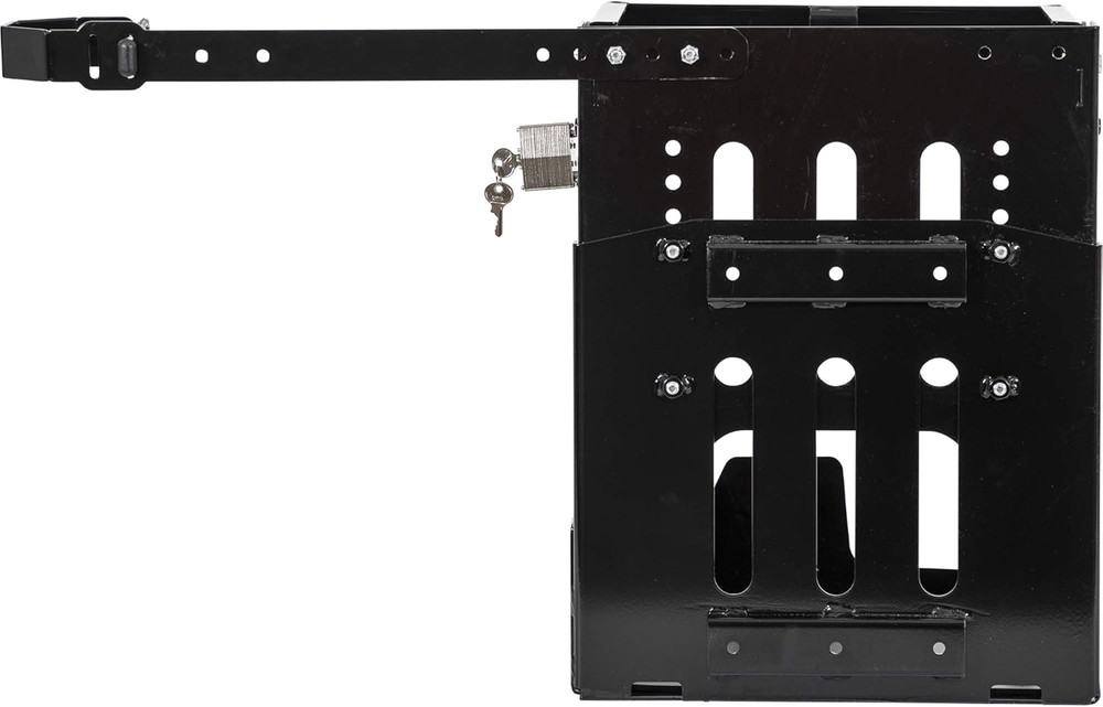 Universal Lockable Backpack Blower Rack for Trailers - Made in USA