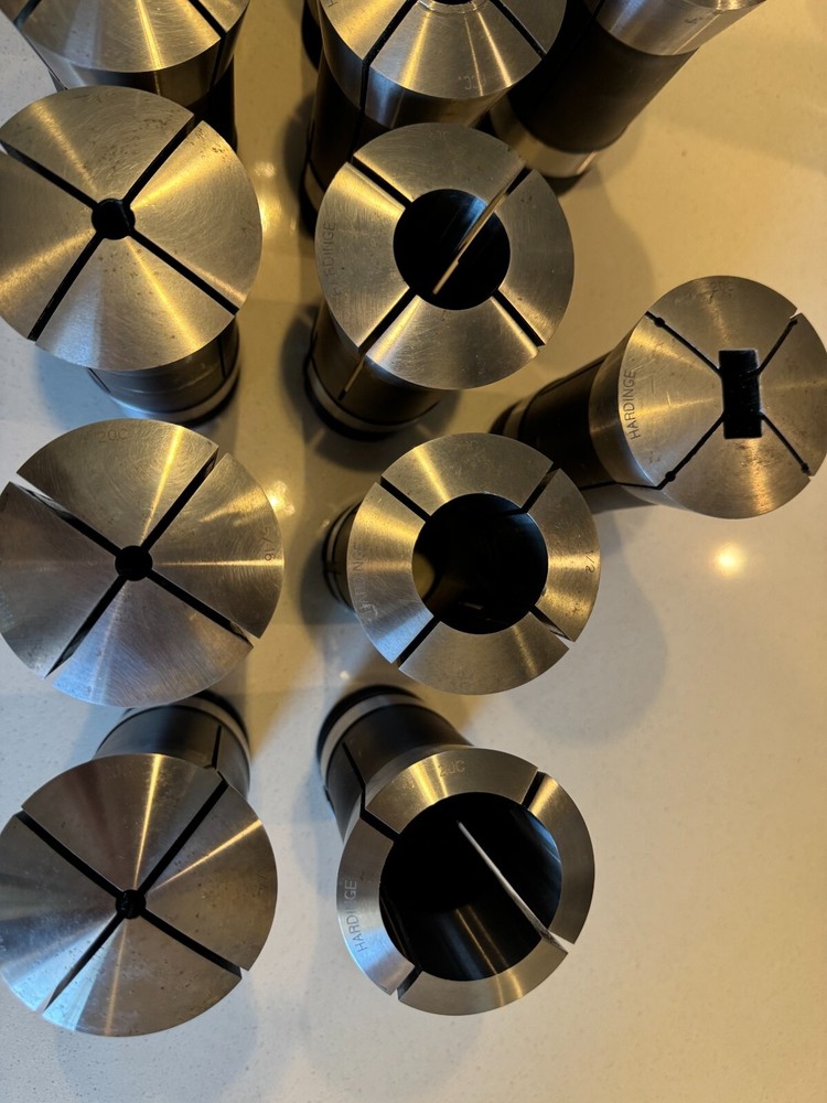 Hardinge 20c Round Smooth Collet Assorted Sizes, Lightly Used Condition