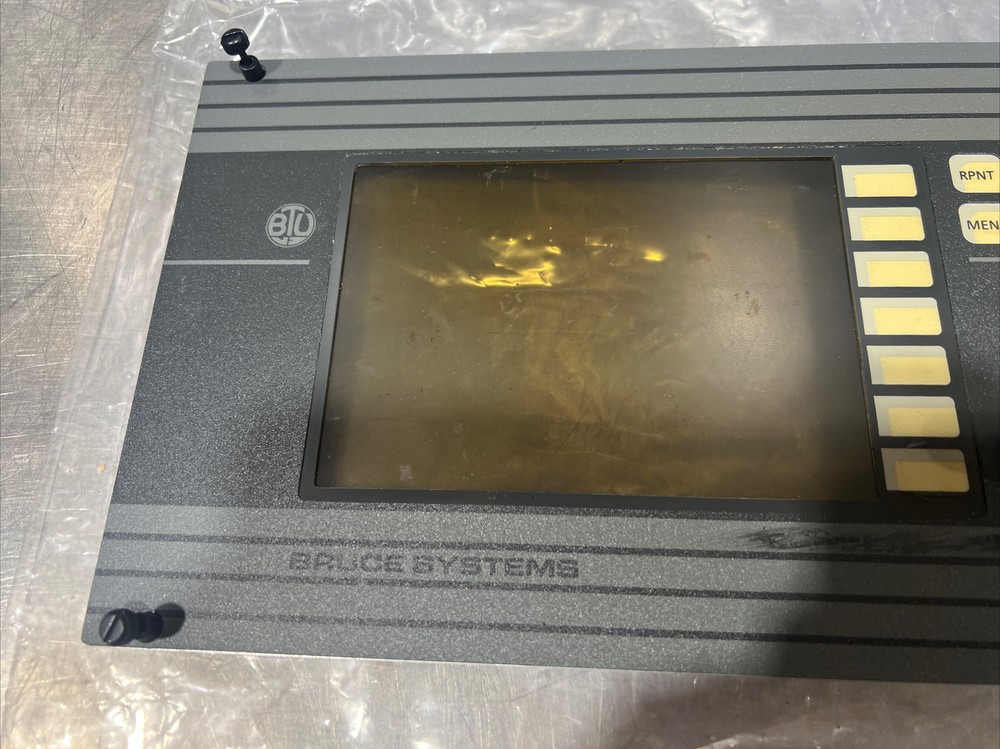 MODEL 7690, MAT. HANDLER CONTROL, BRUCE IND.CNTRL Front Panel Used Surplus