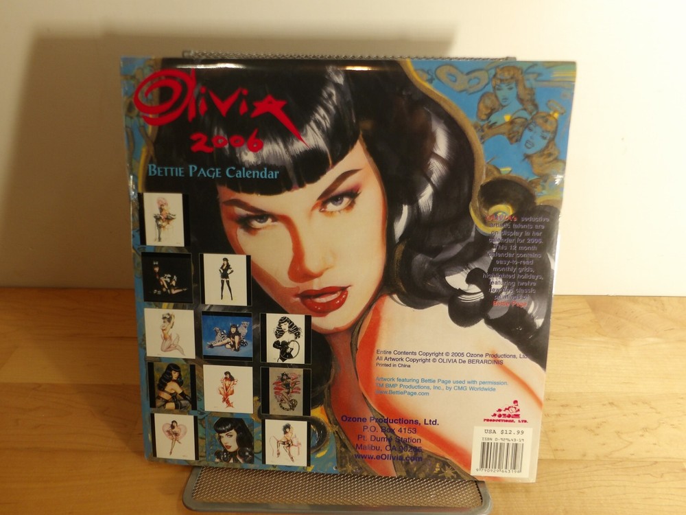 Olivia Calendar 2006 New Sealed