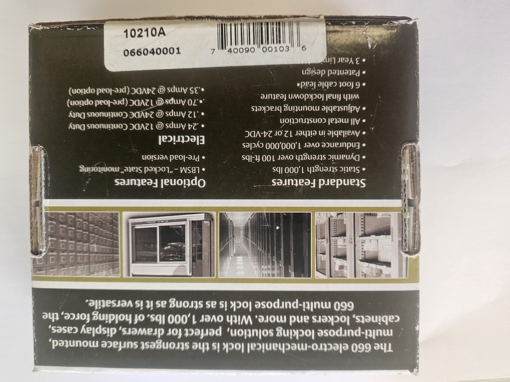 HES Model 660 Electrified 12VDC Cabinet Lock