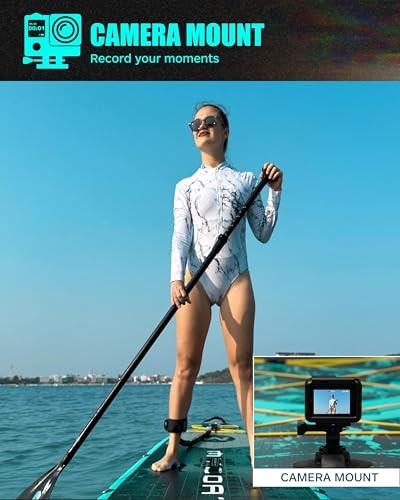 11'6"×34"×6" Extra Wide Inflatable Paddle Board, Stand Up green basic version