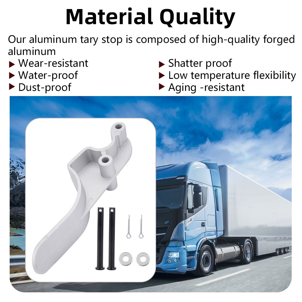 6 Pack Quick Release Upright Tarp Stop Replace Rusted Stops on Roll Tarp Systems