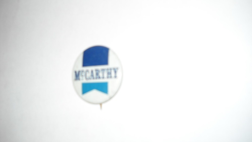 McCarthy political pin- 1.5"pin