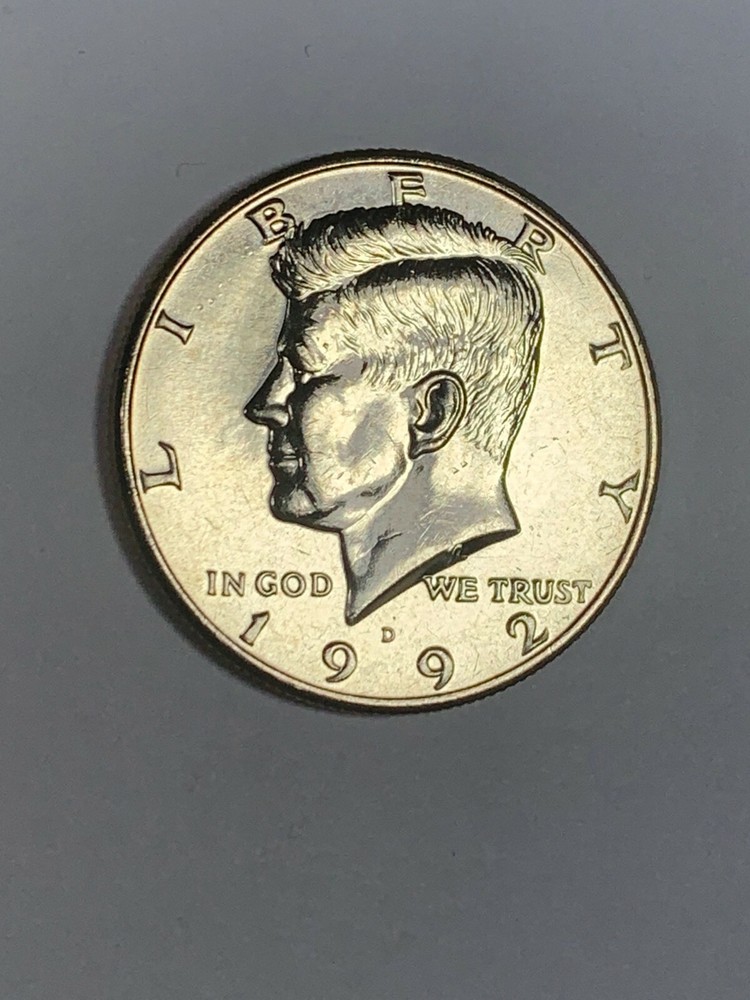 1992-D Clad Kennedy Half Dollar