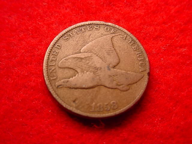1858 FLYING EAGLE CENT NICE CENT!!   #309
