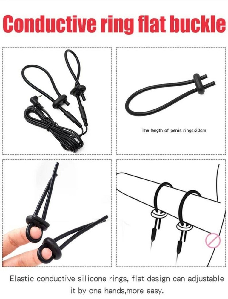 E-Stim Rings Add-on Accessories NO Cables