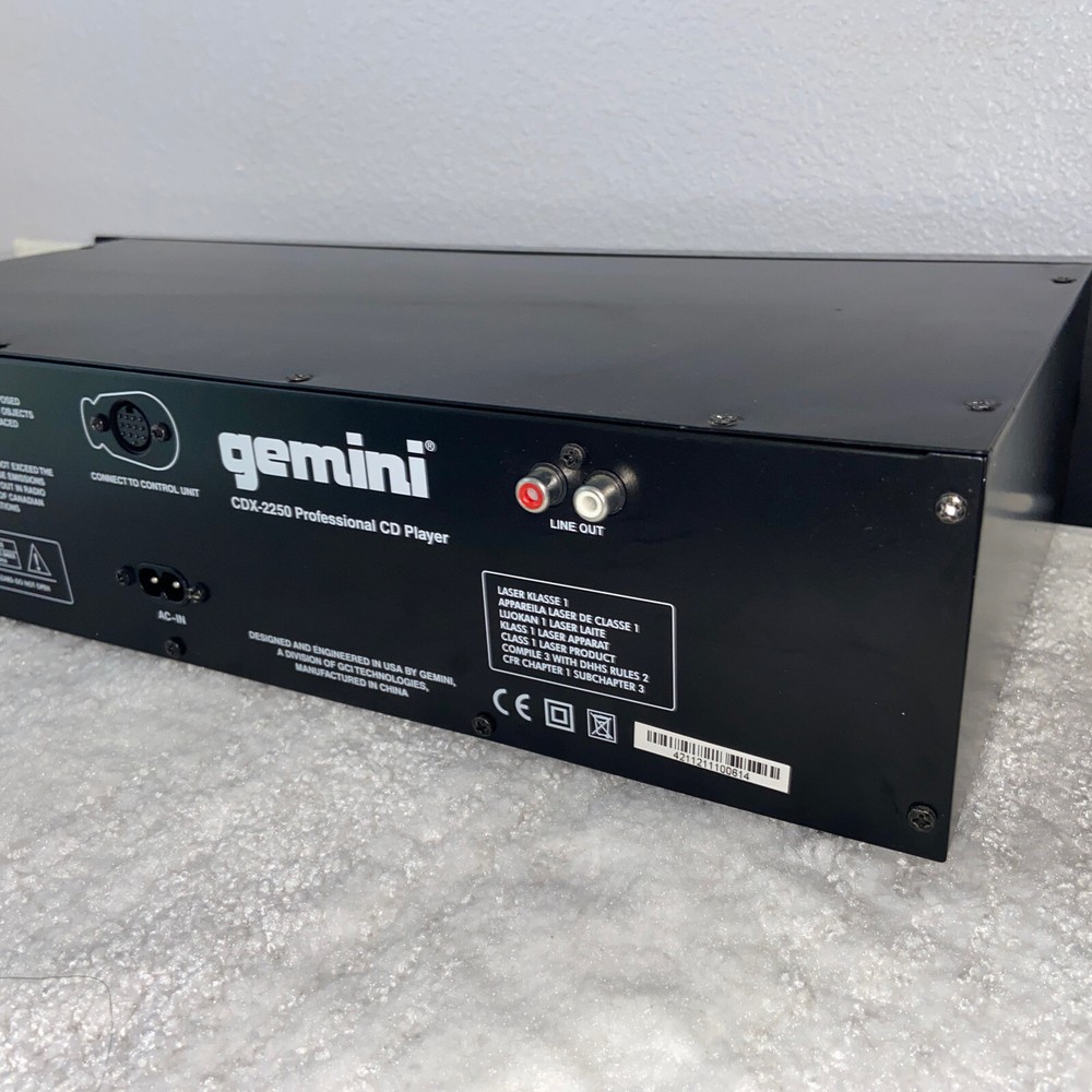 Gemini CDX-2250 Professional CD/MP3-Player