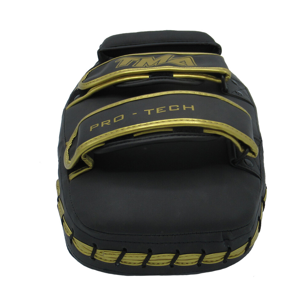 TMA Thai Pads Curved Kickboxing Muay Thai with Solid Handle Grip,Strike Shield