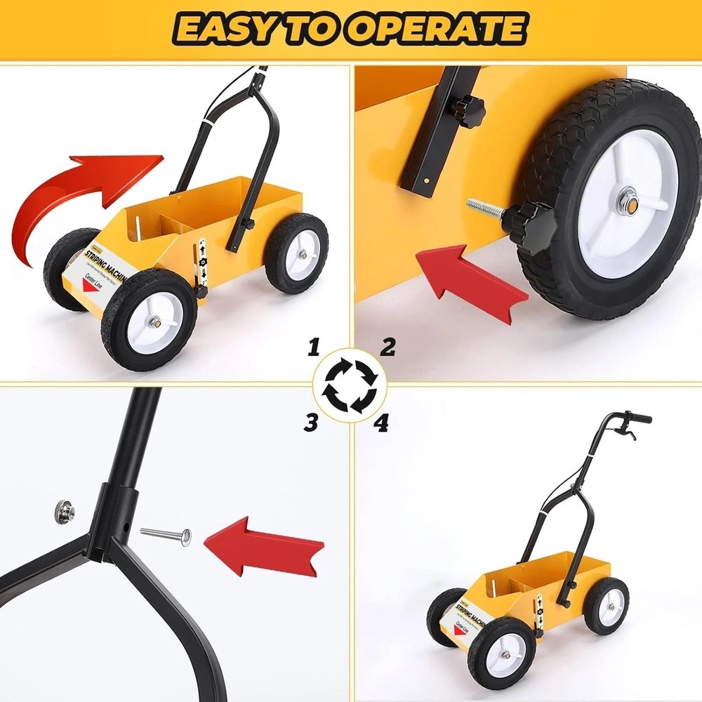 Professional Parking Lot Striper 28" Machine