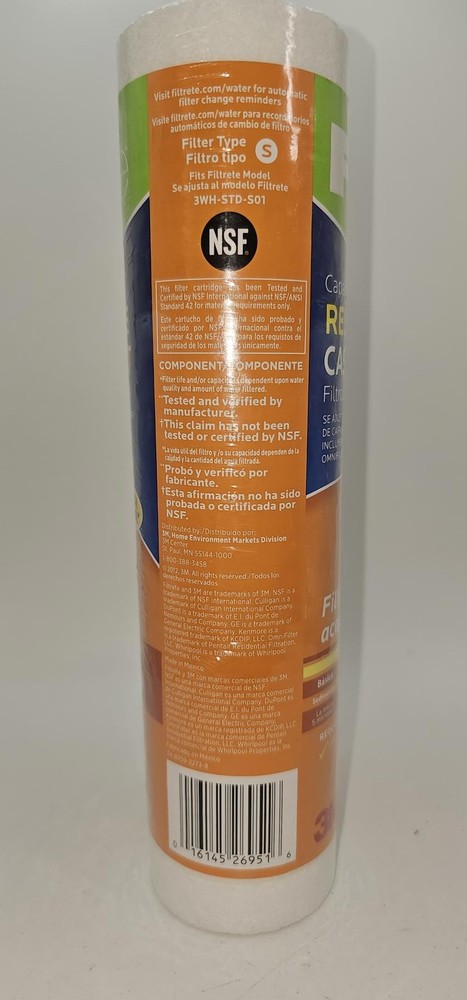 Filtrete Standard Capacity Whole House Replacement Filter 3WH-STD-S01