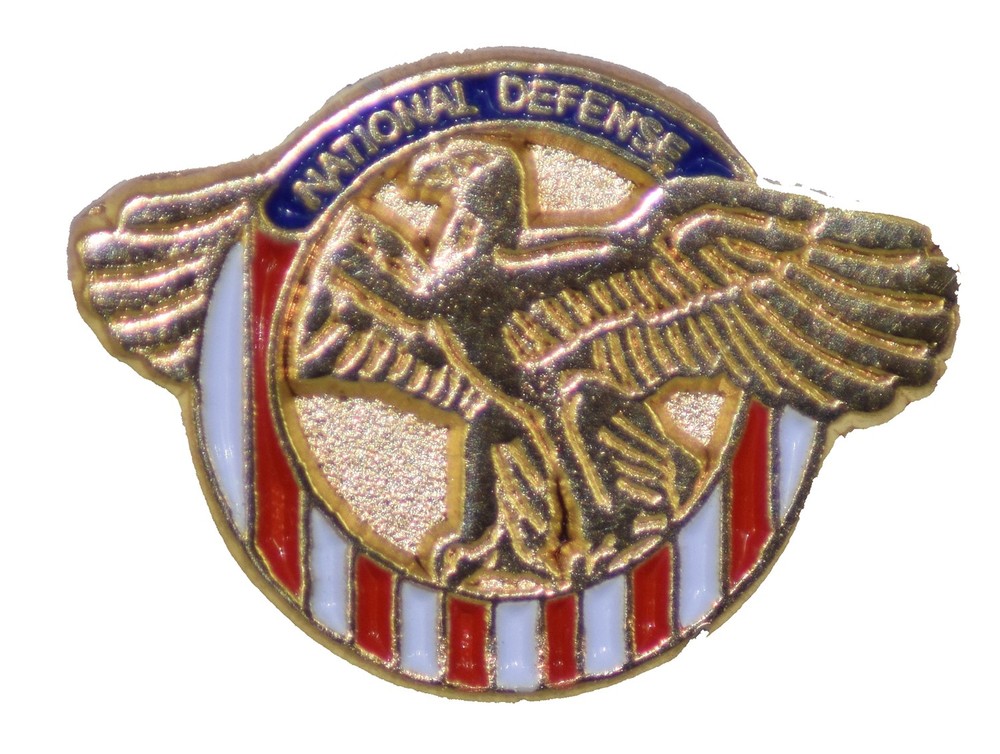 NATIONAL DEFENSE HAT PIN