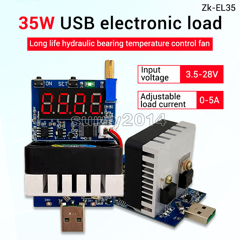 Electronic Load USB Digital Voltage Ammeter Battery Charging Detection
