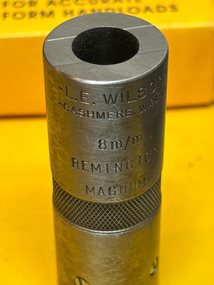 L.E. Wilson 8 MM REM MAG Adjustable Case Gage