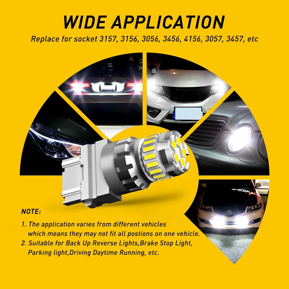 3157 LED Reverse Backup Tail Light Bulbs Fits Dodge Ram 1500 2500 3500 1994-2010