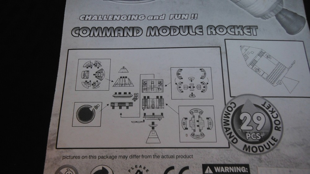 Brain Fabricate Command Module Rocket Space Explorer puzzle Collectors item